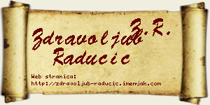 Zdravoljub Radučić vizit kartica